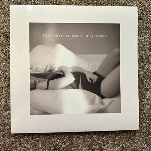 Taylor Swift Black and White The Tortured Poets Department Vinyl